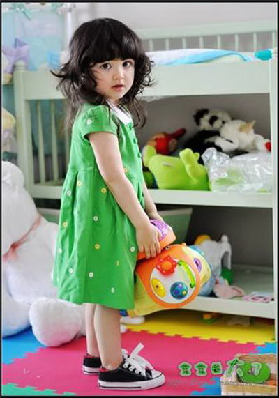 Sweet Doll with her toy