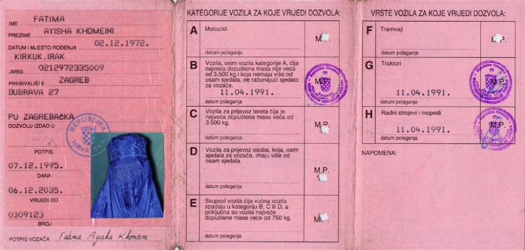 Driving License in Iraq