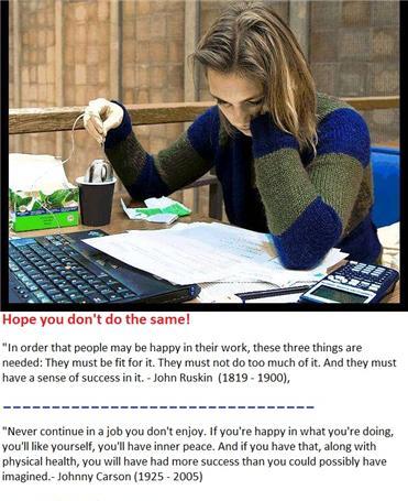 Hope you don't do the same