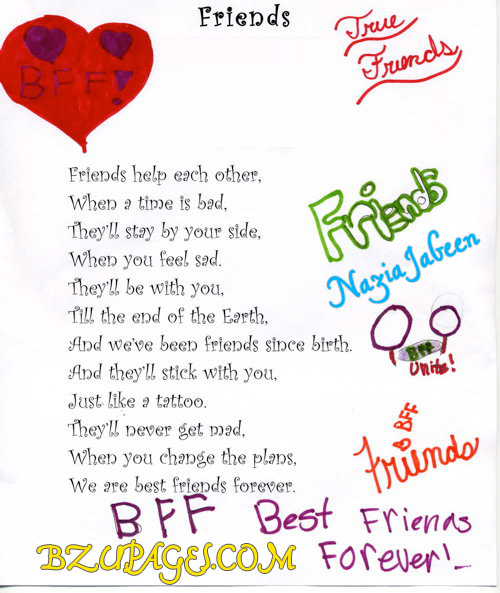 True Friends help each other when a time is bad