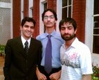 Usmaan ,Me and Bukhti outside dept