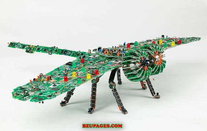 Printed Circuit Board Sculptures by Steven Rodrig (10)