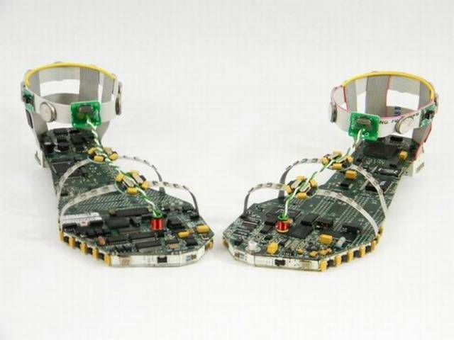 Computer chips shoes