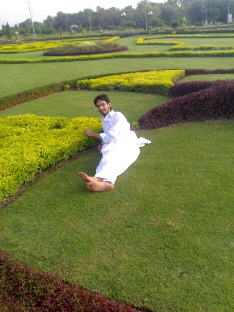 Me playing with Plants outside Auditorium