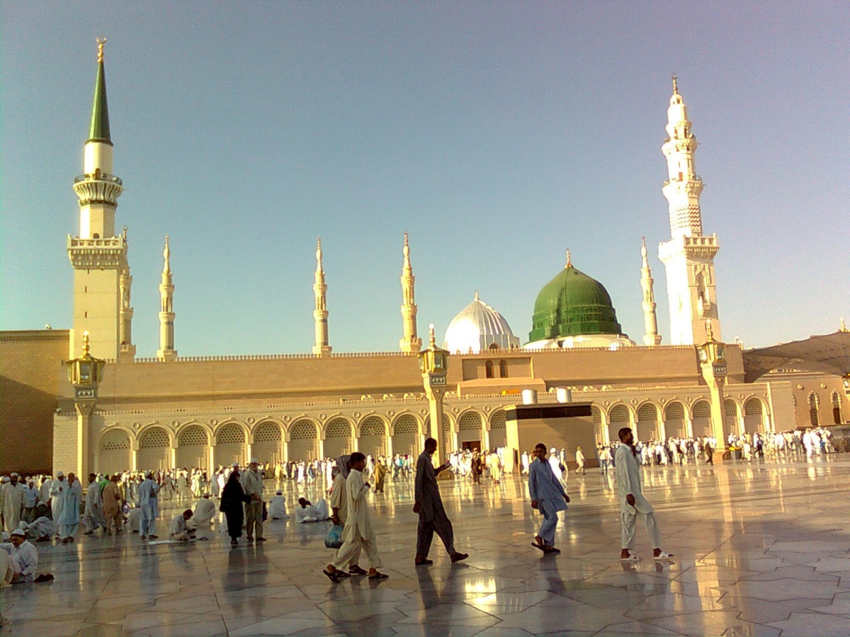 MASJID-E-NABVI KA KHOOBSORAT NAZARA