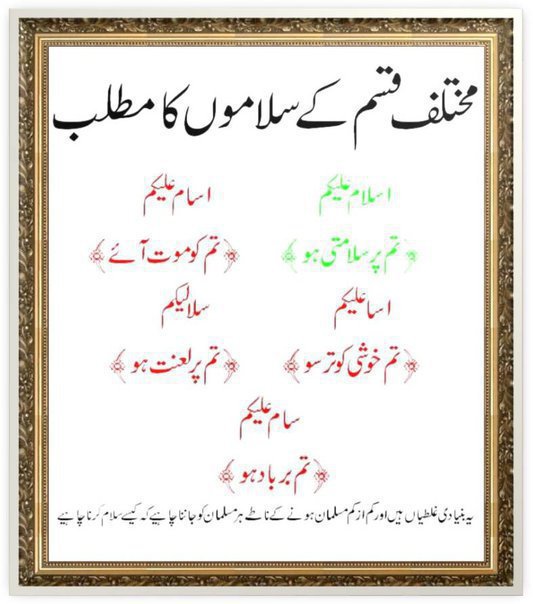 SALAM KA SAHE JAWAB KIA ?