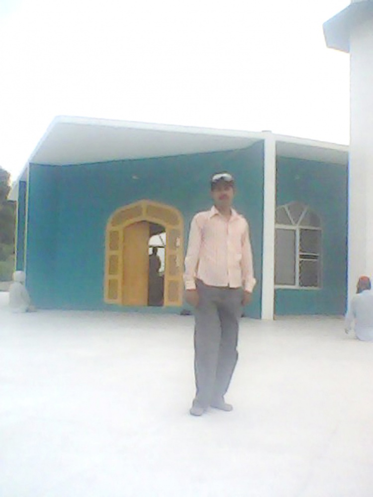 I am standing in front of Mosque