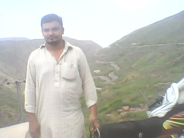 A Beautiful valley and road view behind the Khan