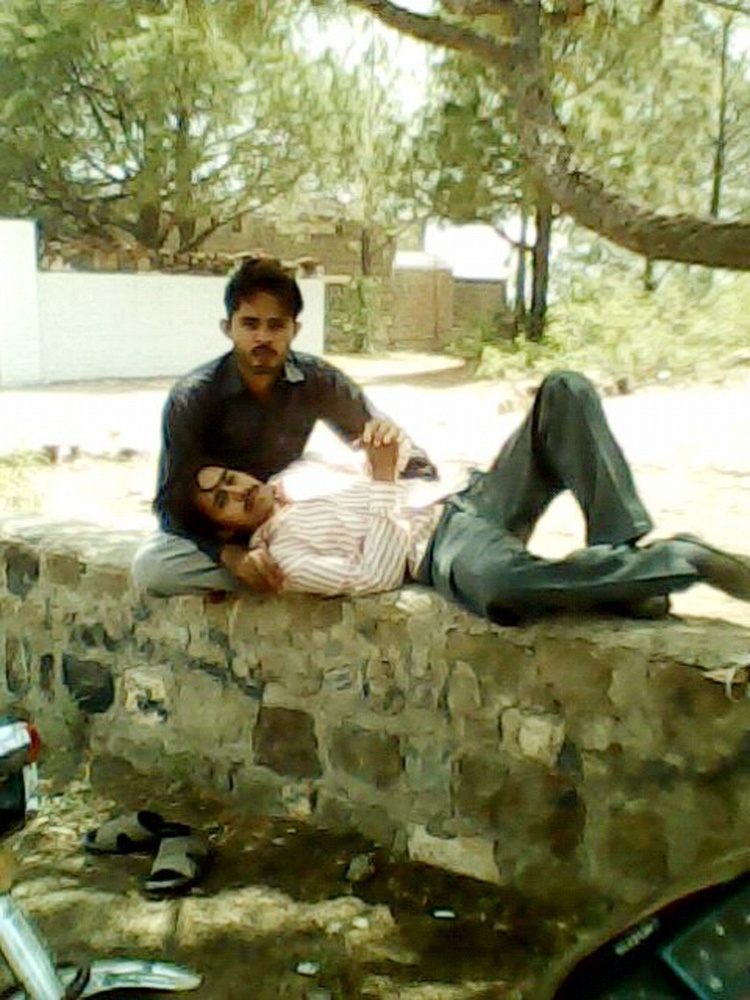 Me and Shoiab was sit in the Fort Minru Park