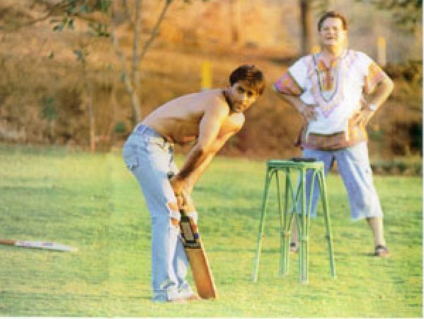 Salman with his father Saleem Sahab