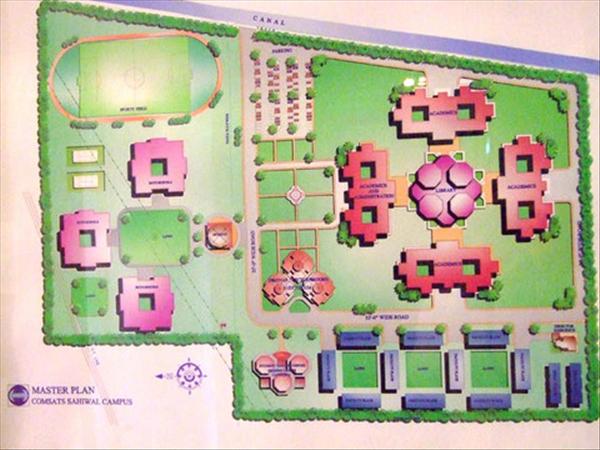 CIIT SAHIWAL proposed map