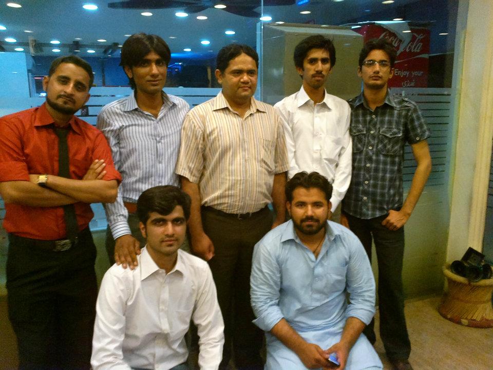 Ahmad Karim with student of BSIT 08 12