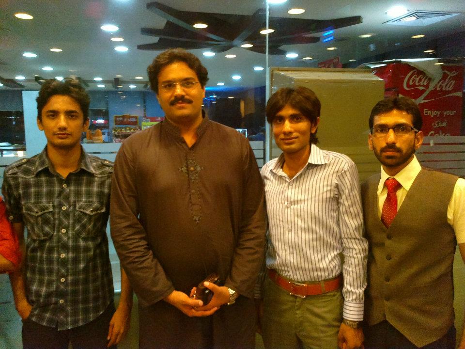 Ahmad Tisman Pasha with his students