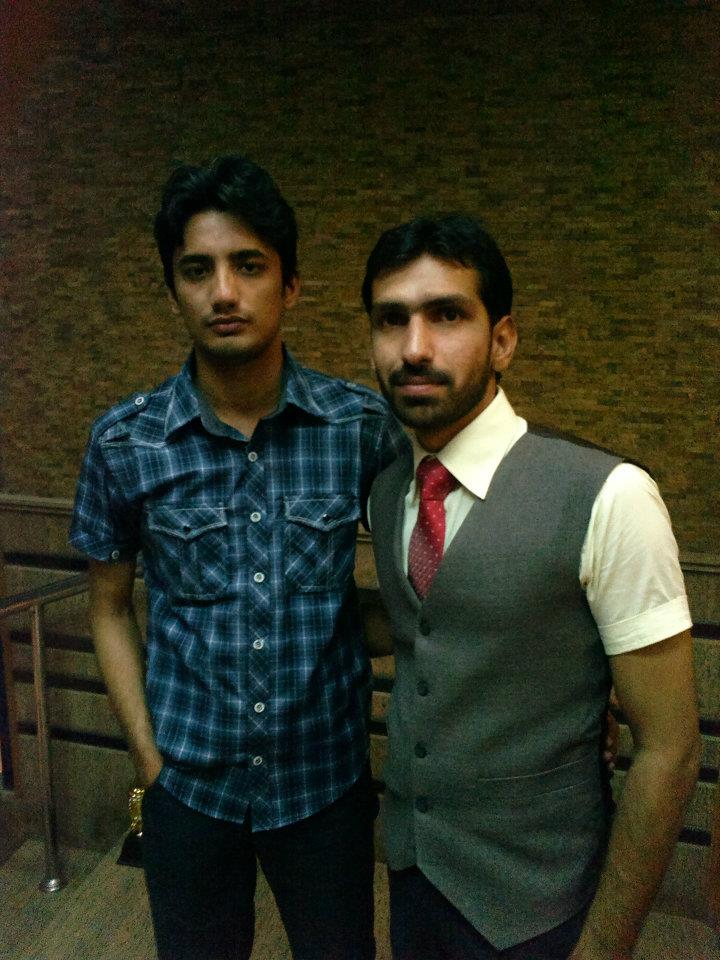 Ali Hasan with his mate