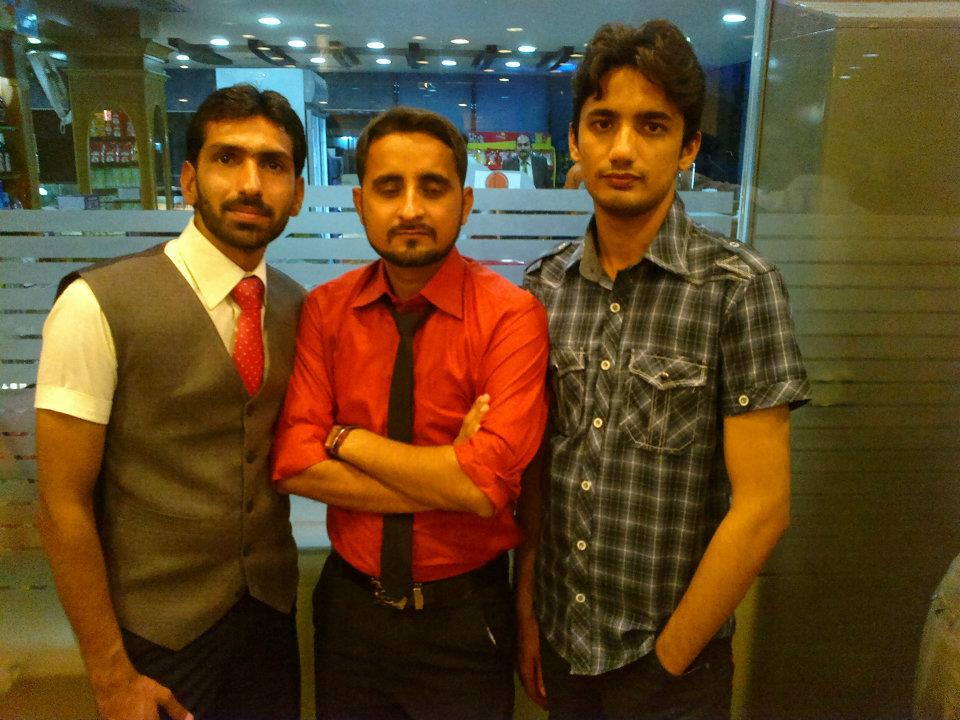 Hammad Alvi and Ali Hasan at Shangrilla Cuisine