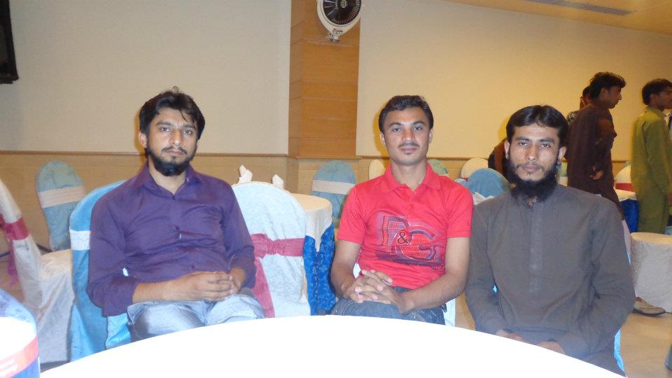 Muhammad Zubair Mushtaq Alvi and Muhammad Javed at Shangrila Cuisine.