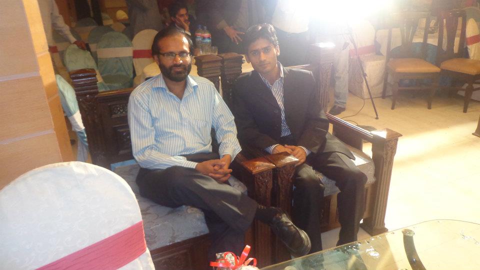 Sir Ghulam Hussain with Sami Ullah kaifi