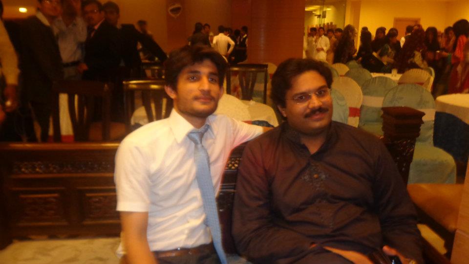 Waleed Rana with Sir Ahmed Tisman Pasha