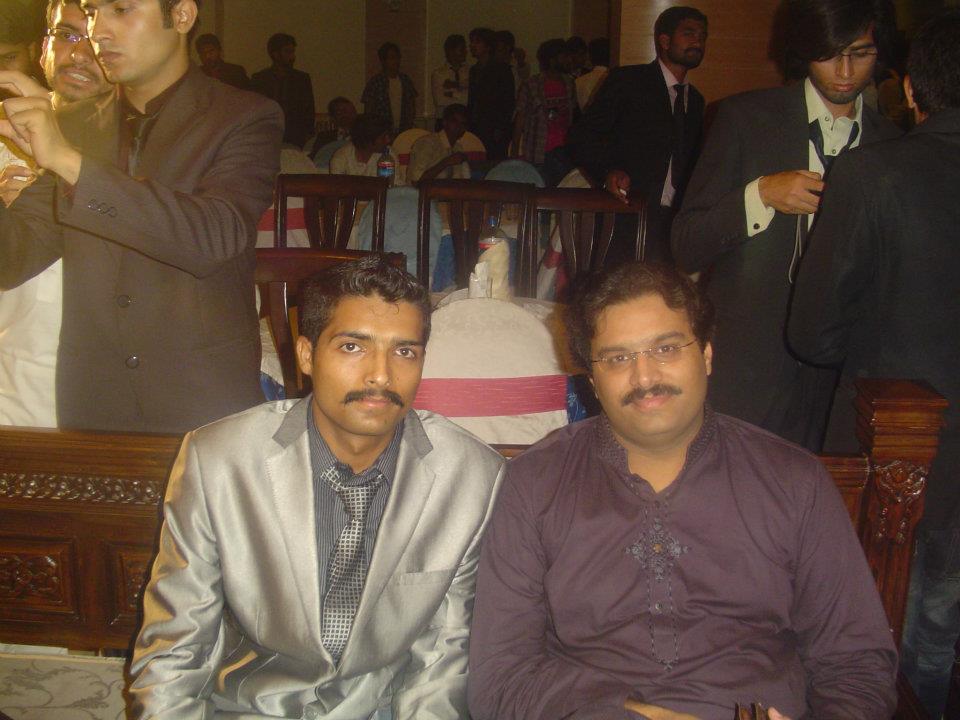 Ahmad Areeb with Ahmad Tisman sir