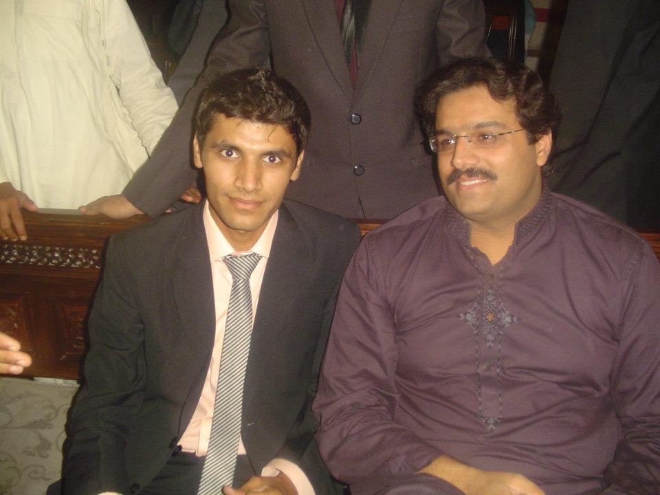 Awais Akram with Sir Ahmad Tisman at Shangrila Cuisine.