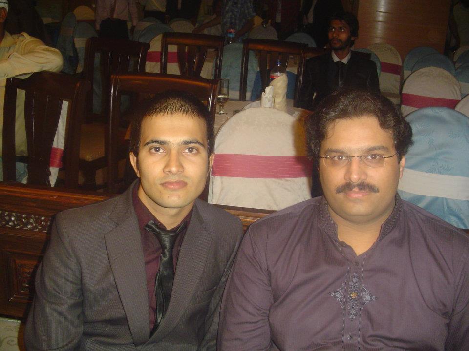 Haroon Saeed with Ahmed Tisman Pasha