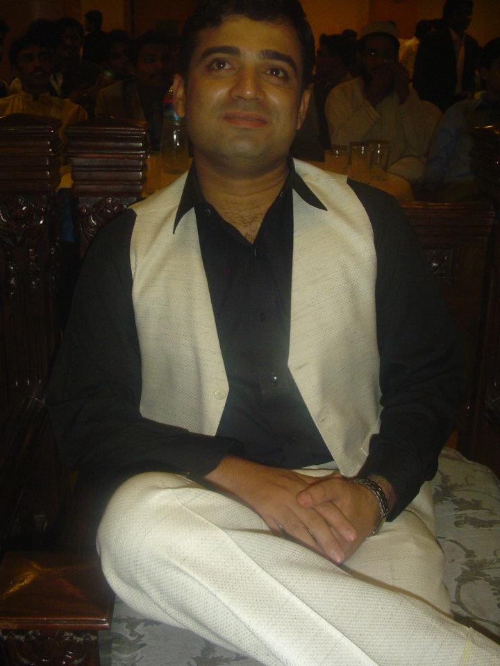 Sir Ahsan Raza In smiling mood at Shangrila Cuisine