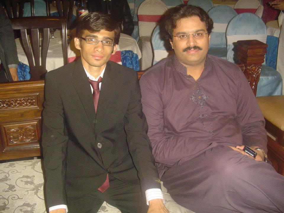 Zeeshan Haider with Ahmad Tisman Pasha at Shangrila Cuisine