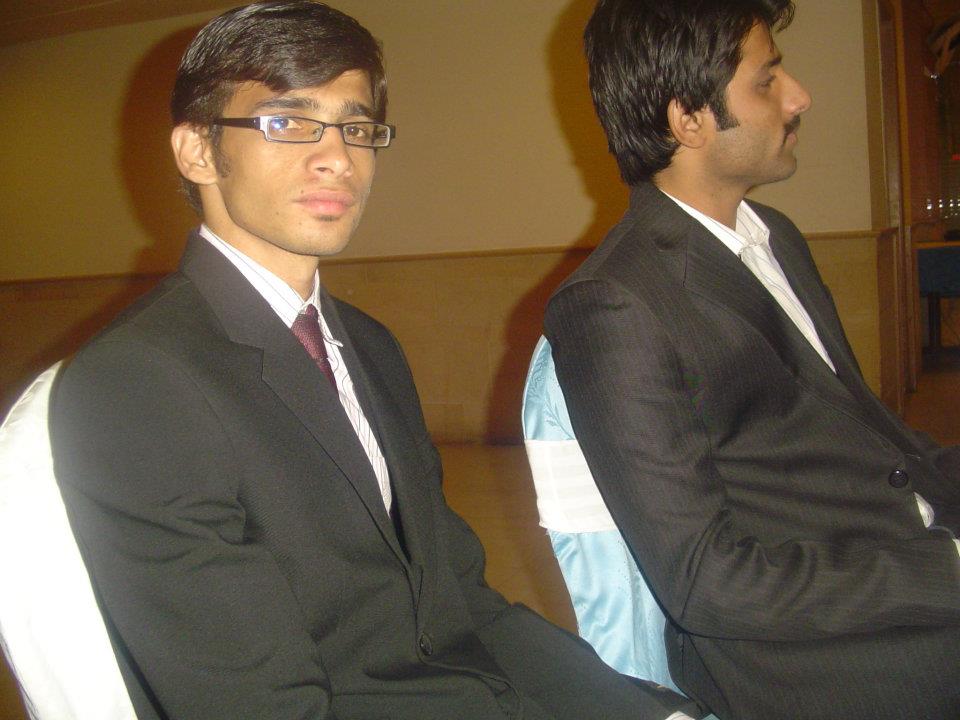 Zeeshan Haider with Bilal at Shangrila Cuisine