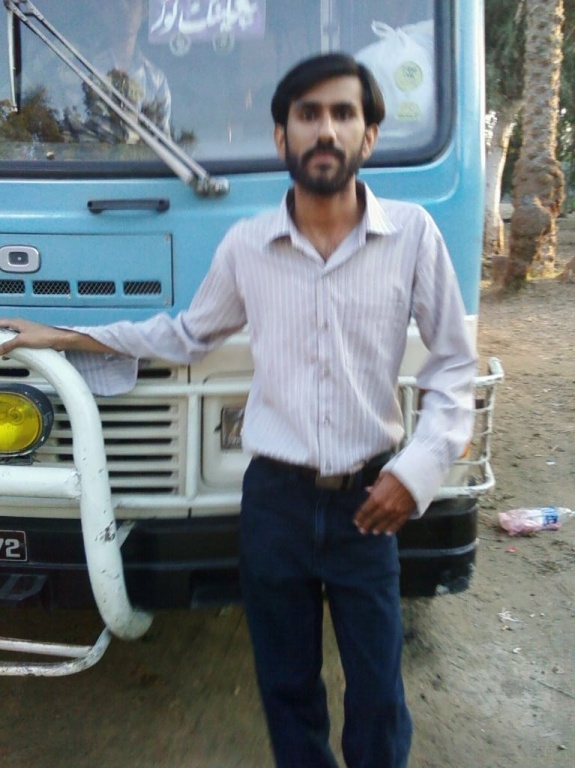 Aatif in front of Shuttle
