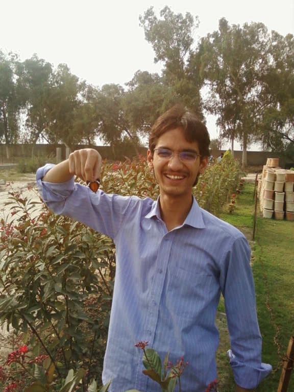 Sheraz Showing Butterfly...