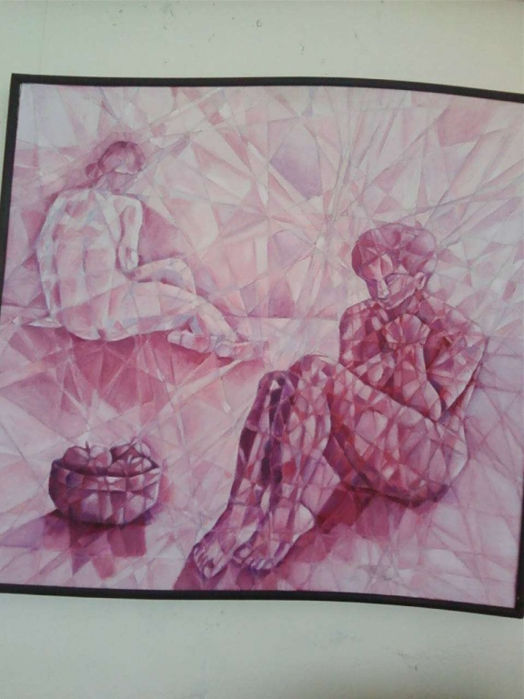 Diamond effect in art and painting; looking really impressive...