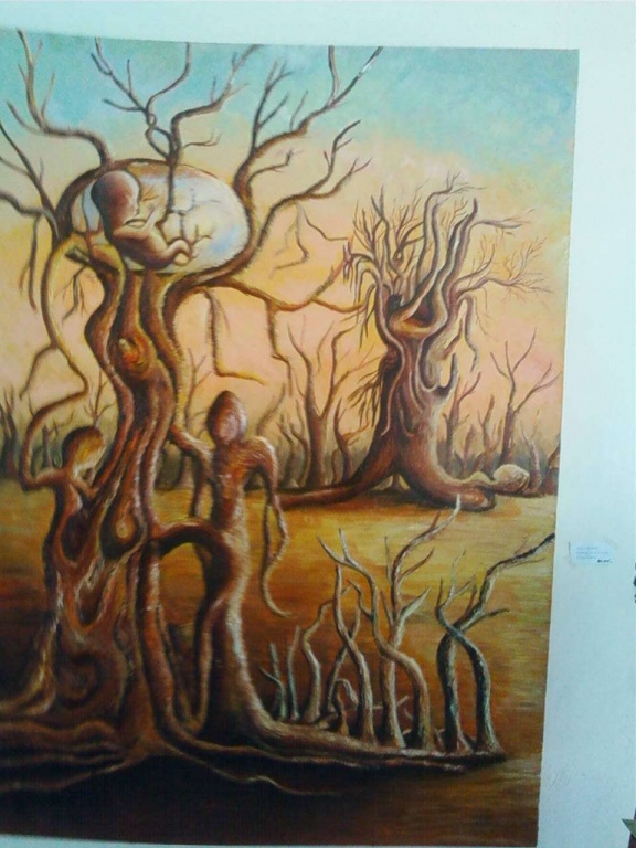 give comment what do you think about this art of BZU Fun and Art college students...